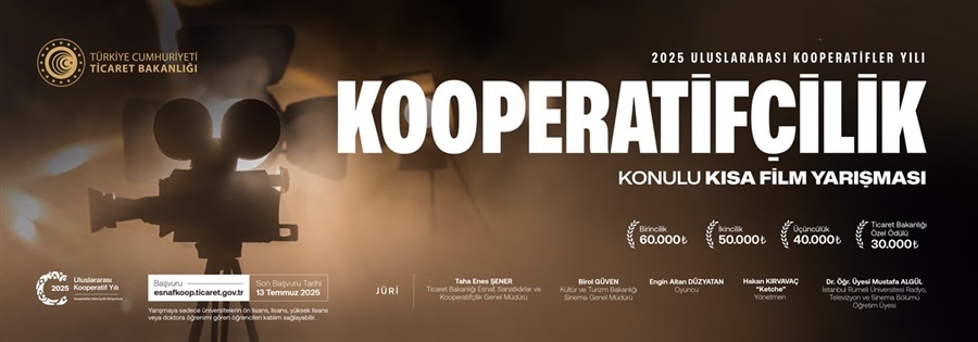2025 Uluslararası Kooperatifler Yılı Kısa Film Yarışması Duyurusu