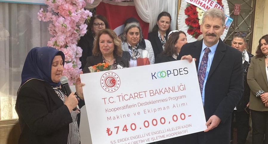 Kooperatiflerin Desteklenmesi Programı (KOOP-DES) Kapsamında Destek Almaya Hak Kazanan Sınırlı Sorumlu Erdek Engelli ve Engelli Aileleri Kadın Girişimi, Üretim ve İşletme Kooperatifi Ziyaret Edildi.
